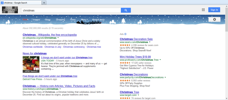 Illustration for article titled Google Easter egg....or Christmas egg